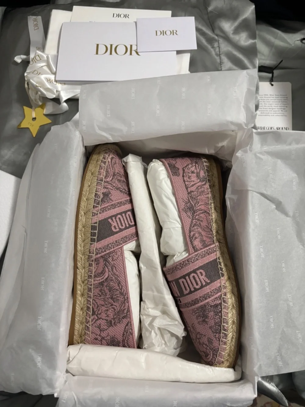 Brand New Dior espadrilles